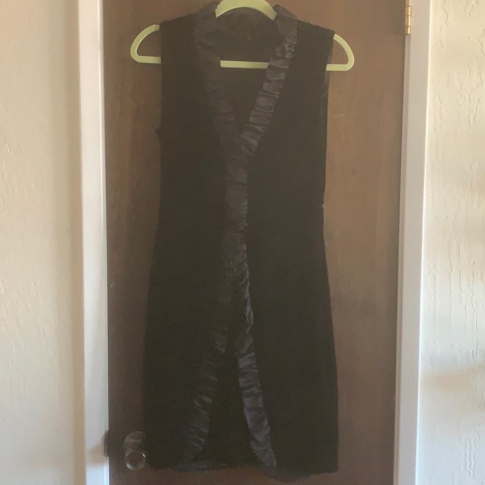 AZZARO “Idylle” Black Velvet Dress